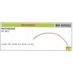 PROGREEN Kettensägenschlauch PROGREEN Kettensäge PG 3612 Länge 170mm Ø außen 4,8mm 029351 | Newgardenstore.eu