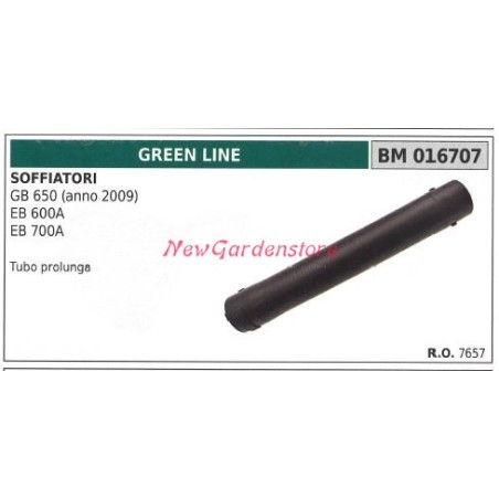 GB 650 600A 700A blower extension tube GREENLINE 016707 | Newgardenstore.eu