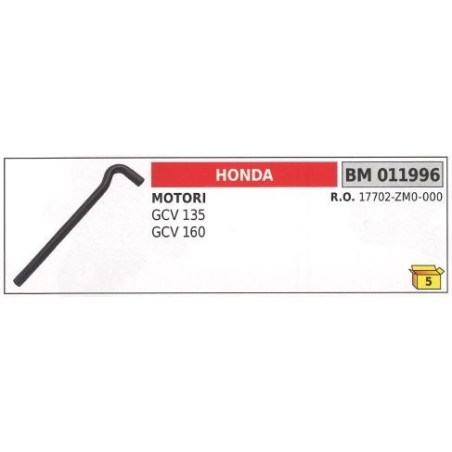 Tubo de ventilación HONDA para cortacésped GCV 135 GCV 160 17702-ZM0-000 | Newgardenstore.eu