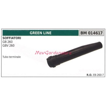 Gebläseendrohr GB 260 GBV 260 GREENLINE 014617 | Newgardenstore.eu