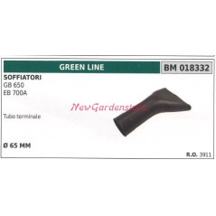 GB 650 EB 700A blower end tube GREENLINE 018332 | Newgardenstore.eu