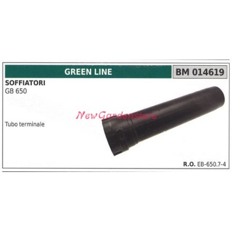 Tube d'extrémité de la soufflerie GB 650 GREENLINE 014619 | Newgardenstore.eu