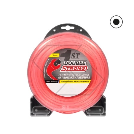 Wire shoe for brushcutter DUBLE STRONG round cross section Ø 2.4mm length 87m | Newgardenstore.eu