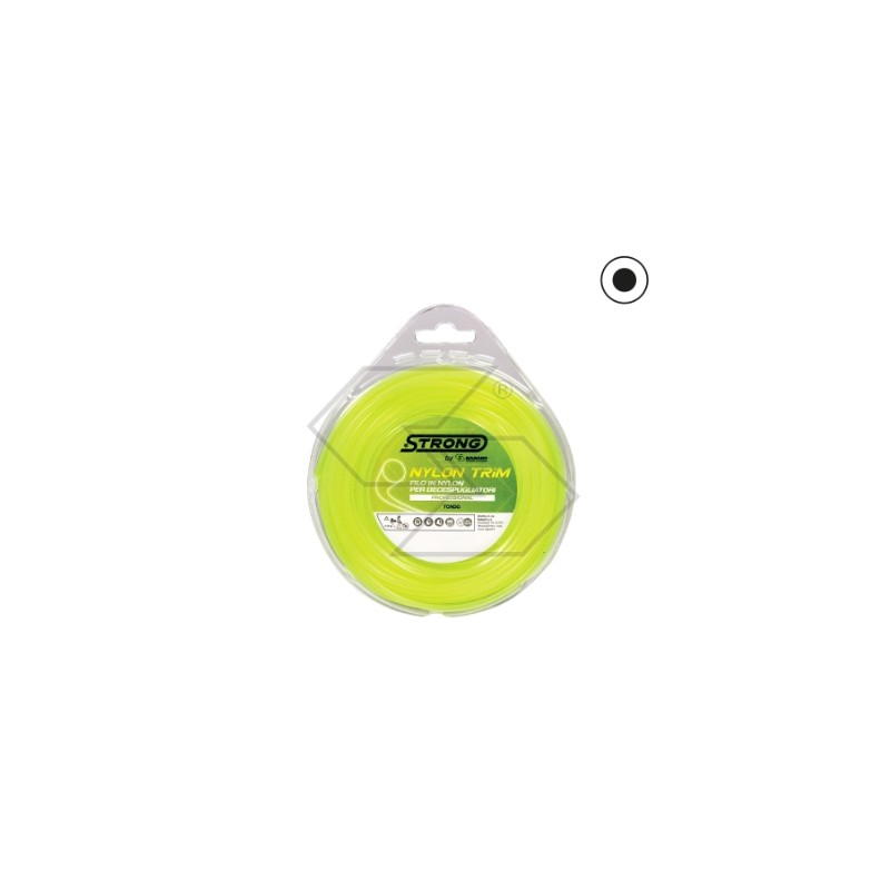 Cordon pour débroussailleuse STRONG section ronde Ø  1.3 mm longueur 15 m