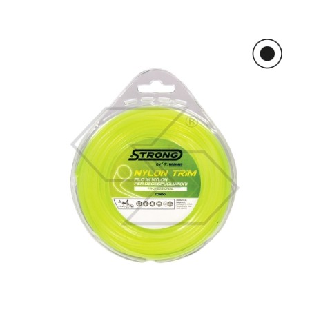 Cord for brushcutter STRONG round cross-section Ø 2.4 mm length 15 m | Newgardenstore.eu