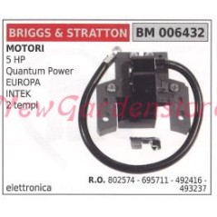 Bobine d'allumage Briggs & stratton pour moteurs 5 et 6 HP quantum power 006432 | Newgardenstore.eu