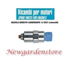Fuel stop valve 12 volts 12876 solenoid DELPHI 7185.900 PERKINS CASE | Newgardenstore.eu