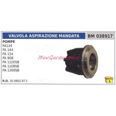 Pressure suction valve UNIVERSAL pump Bertolini PA 124 144 154 038917 | Newgardenstore.eu