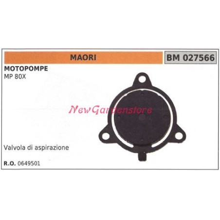 MAORI motopump MP 80X motor pump suction valve 027566 | Newgardenstore.eu