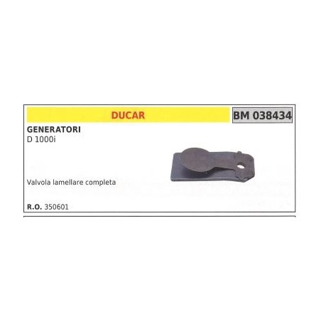 Válvula de láminas completa DUCAR para generador D 1000i | Newgardenstore.eu