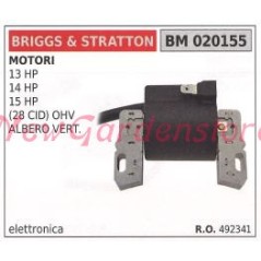 Zündspule Briggs Stratton Motoren 13 14 15 PS OHV vertikale Welle 492341 | Newgardenstore.eu