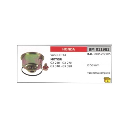 Komplette Ölwanne für HONDA Motor GX240 - GX120 - GX270 - GX340 Ø 50mm | Newgardenstore.eu