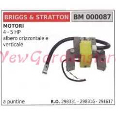 Bobina accensione briggs & stratton per motori 4 5 hp tagliaerba 000087 | Newgardenstore.eu