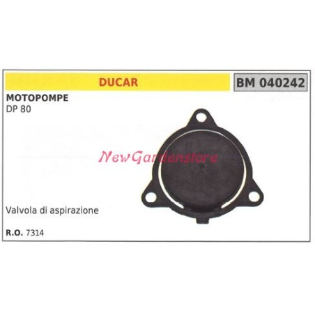 DUCAR suction fan DP80 motor pump 040242 | Newgardenstore.eu