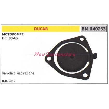 Intake fan DUCAR motor pump DPT80AS 040233 | Newgardenstore.eu
