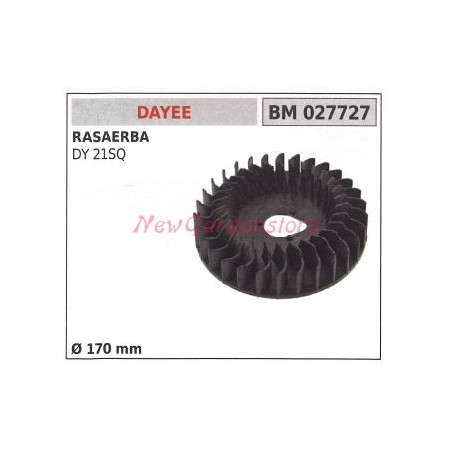 Ventilador magnético DAYEE cortacésped DY 21SQ Ø 170mm 027727 | Newgardenstore.eu