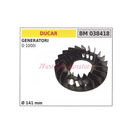 Ventola magnetica DUCAR generatore D 1000i Ø 141mm 038418 | Newgardenstore.eu
