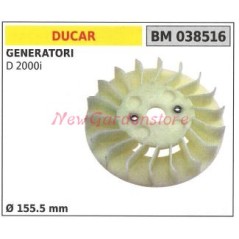 Magnetisches Schwungrad DUCAR Generator D 2000i Ø 155,5mm 038516 | Newgardenstore.eu