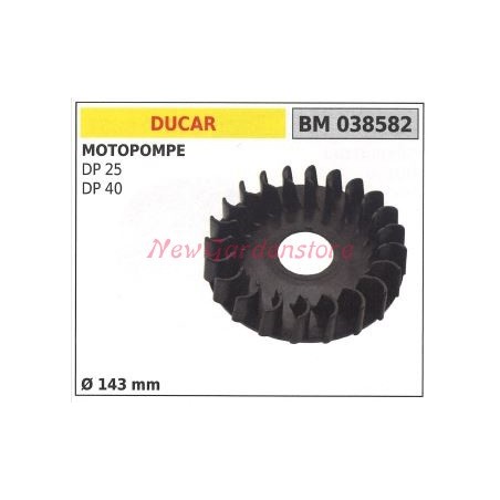 DUCAR Motorpumpe DP25 40 Ø 143mm magnetischer Lüfter 038582 | Newgardenstore.eu