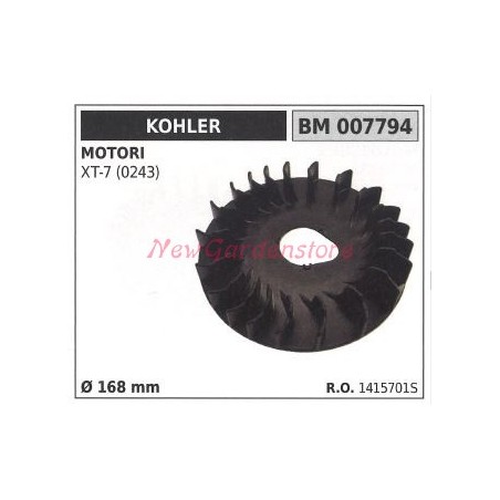 Magnetic flywheel KOHLER motor XT 7 (0243) Ø 168mm 007794 1415701S | Newgardenstore.eu