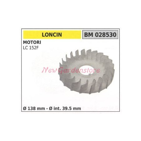 LONCIN magnetic fan LC 152F motor Ø 138mm 028530 | Newgardenstore.eu