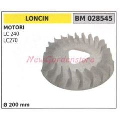 Ventola magnetica LONCIN motore LC 240 270 Ø200mm 028545 | Newgardenstore.eu