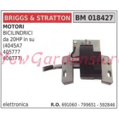 Bobine d'allumage Briggs & stratton pour moteurs bicylindres de 20 ch 018427 | Newgardenstore.eu