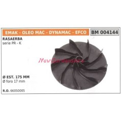 Ventilador soporte de cubo de rueda de álabes cortacésped PR-K OLEOMAC EFCO 66050005AR