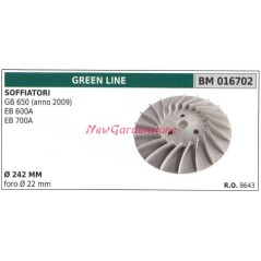 Gebläse GB 650 600A 700A GREENLINE 016702 | Newgardenstore.eu