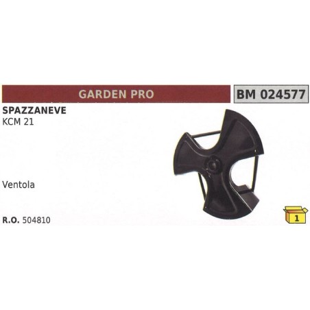 GARDEN PRO Fraise à neige KCM 21 - 024750 | Newgardenstore.eu