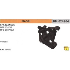 Ventola spazzaneve MAORI per MPB 1587AE - MPB 1587AE/T  547510 | Newgardenstore.eu