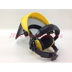 Professional eye protection mesh visor and ear muffs 600299 | Newgardenstore.eu