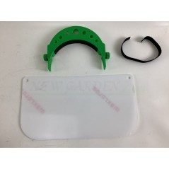 AMA transparent polycarbonate adjustable protective visor 08840C