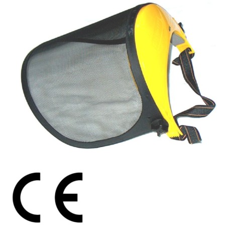 Protective raised wire mesh visor conforming to CE standard EN 1731 | Newgardenstore.eu