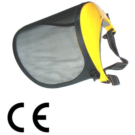 Visera protectora de rejilla elevada conforme a la norma CE EN 1731 | Newgardenstore.eu