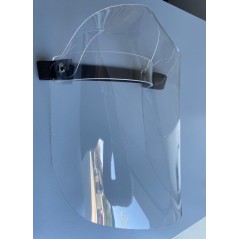 Transparentes spritzwassergeschütztes Schutzvisier aus Polycarbonat elastisch einstellbar | Newgardenstore.eu