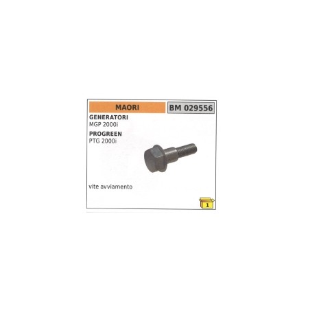 Starter screw MAORI generator MGP 2000i progreen PTG 2000i code 029556 | Newgardenstore.eu