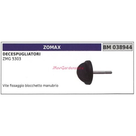 Handlebar block fixing screw ZOMAX trimmer ZMG 5303 038944 | Newgardenstore.eu