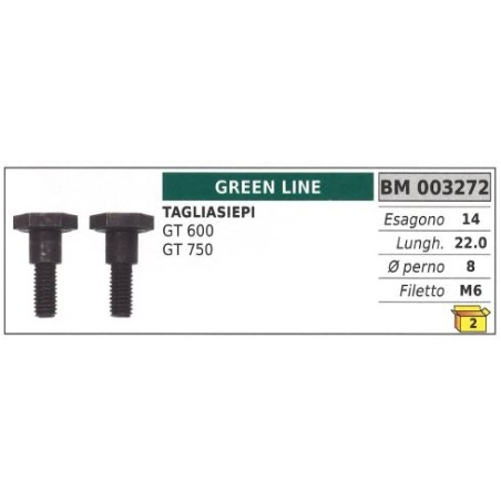 Tornillo de embrague GREEN LINE cortasetos GT 600 SANDRIGARDEN desbrozadora GT 26 | Newgardenstore.eu