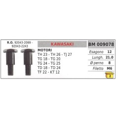 Clutch screw KAWASAKI engine TH 23 26 TJ 27 TG 18 20 24 25 TD 18 24 009078 | Newgardenstore.eu