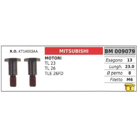 Clutch screw MITSUBISHI engine TL 23 26 TLE 26FD 009079 | Newgardenstore.eu