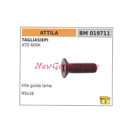 ATTILA blade guide screw ATD 600K hedge trimmer 019711 | Newgardenstore.eu