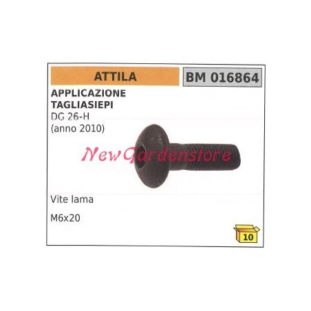 ATTILA hedge trimmer blade screw DG 26-H 016864 | Newgardenstore.eu
