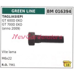 Blade screw GREENLINE hedge trimmer GT 600D EKO 700D EKO 016394 | Newgardenstore.eu