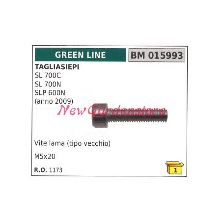 GREENLINE Heckenscherenmesserschraube SL 700C 700N 015993 | Newgardenstore.eu