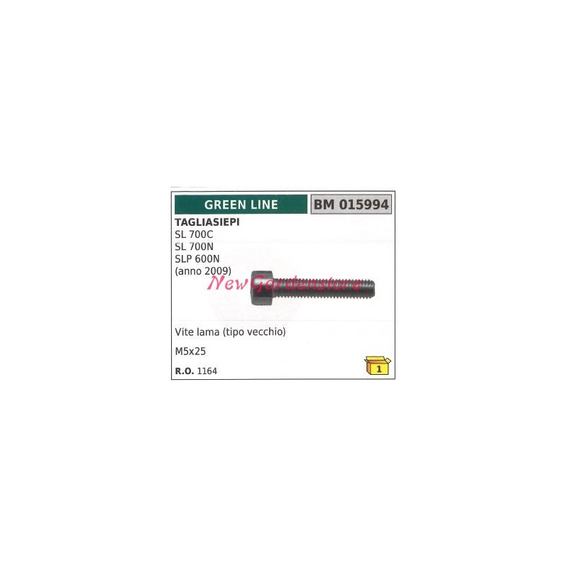 GREENLINE tornillo de la cuchilla del cortasetos SL 700C 700N 015994