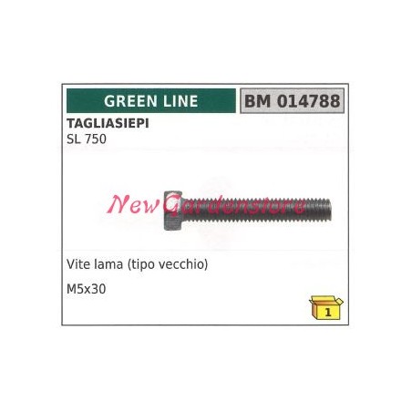 Tornillo hoja cortasetos GREENLINE SL 750 014788 | Newgardenstore.eu