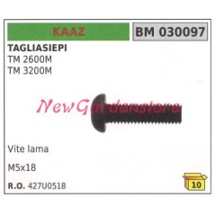 Tornillo de la cuchilla KAAZ TM 2600M 030097 | Newgardenstore.eu