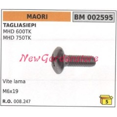 Screw MAORI blade cutter MHD 600TK 750TK 002595 | Newgardenstore.eu