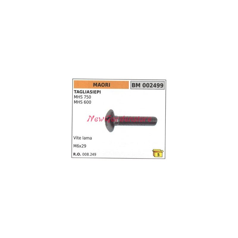 Screw MAORI hedge trimmer blade MHS 750 600 002499